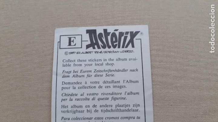 Coleccionismo cromos antiguos: CROMO ASTERIX. E. PANINI. A&Ntilde;O 1987. - Foto 6