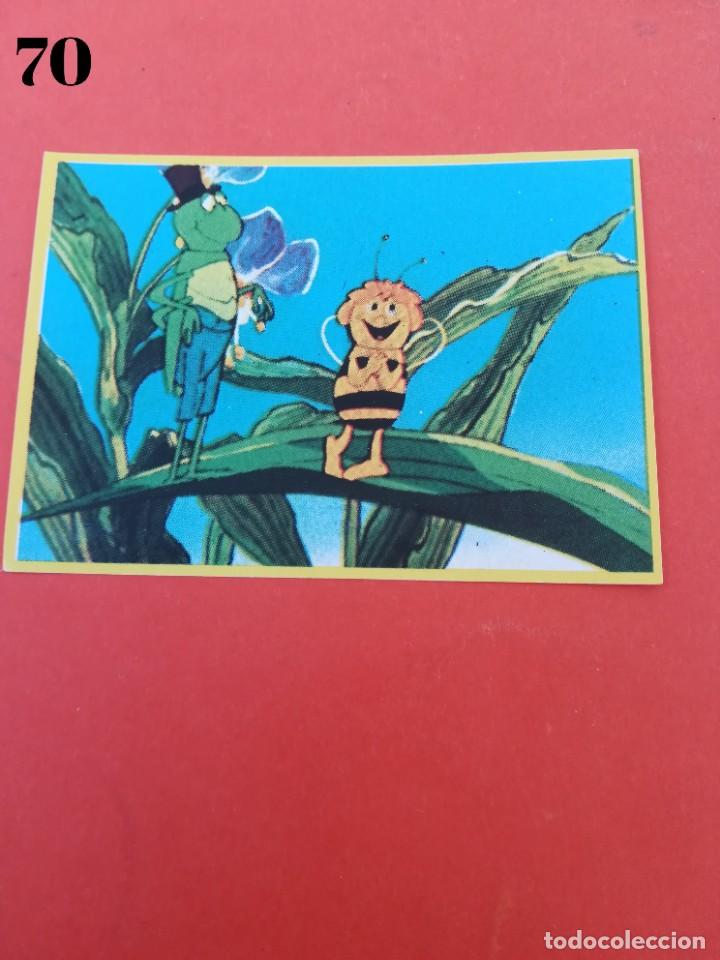 Coleccionismo cromos antiguos: Cromo n.70 - La abeja Maya - DANONE sin pegar - Foto 1