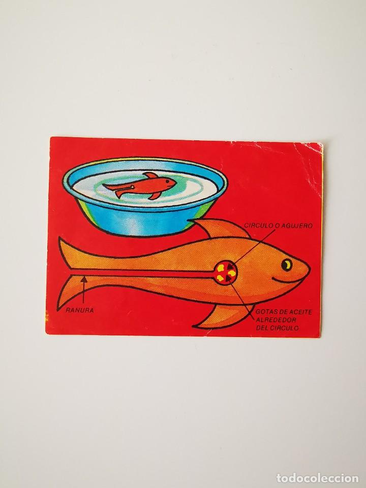 Sammeln alte Sammelbilder: CROMO SIN PEGAR DEL ALBUM BIMBO EL LIBRO DE LOS JUEGOS INVENTOS EXPERIMENTOS 13 EL PEZ QUE NADA SOLO