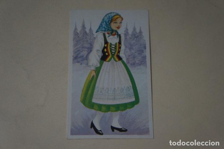 Coleccionismo Cromos antiguos: CROMO DE DINAMARCA DESPEGADO N&ordm; 144 A&Ntilde;O 1977 DEL ALBUM TRAJES TIPICOS DE MAGA