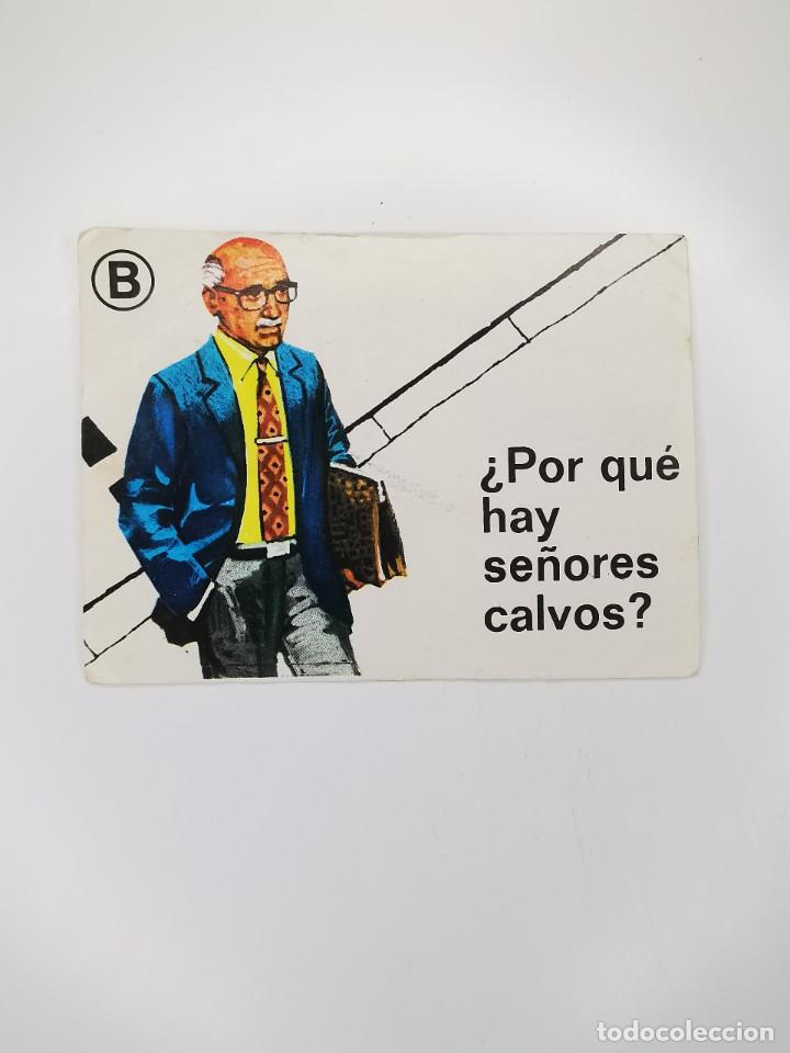 Collectionnisme Cartes &agrave; collectionner anciennes: CROMO SIN PEGAR DEL ALBUM BIMBO EL PORQUE DE LAS COSAS 1 34 POR QUE HAY SE&Ntilde;ORES CALVOS