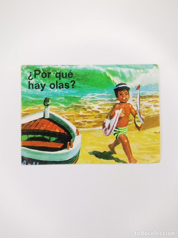 Collectionnisme Cartes &agrave; collectionner anciennes: CROMO SIN PEGAR DEL ALBUM BIMBO EL PORQUE DE LAS COSAS 1 74 POR QUE HAY OLAS
