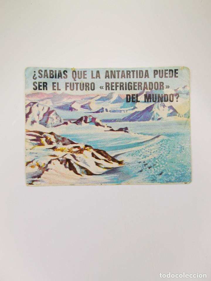 Colecionismo Cromos antigos: CROMO SIN PEGAR DEL ALBUM BIMBO EL PORQUE DE COSAS 3 175 SABIAS QUE ANTARTIDA FUTURO REFRIGERADOR