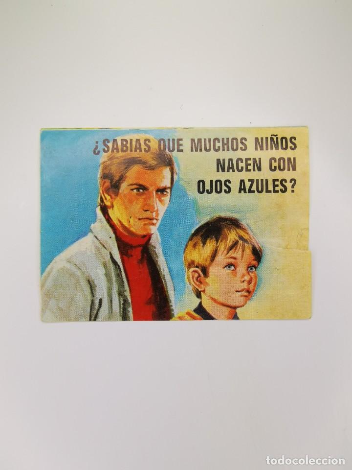 Collezionismo Figurine antiche: CROMO SIN PEGAR DEL ALBUM BIMBO EL PORQUE DE COSAS 3 9 SABIAS QUE MUCHOS NI&Ntilde;OS NACEN OJOS AZULES