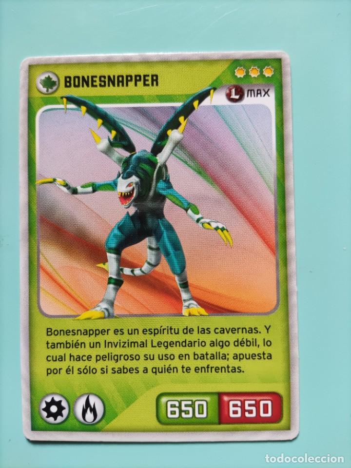 Coleccionismo cromos antiguos: Cromo invizimals PANINI- N⁰ 189- BONESNAPPER - Foto 1