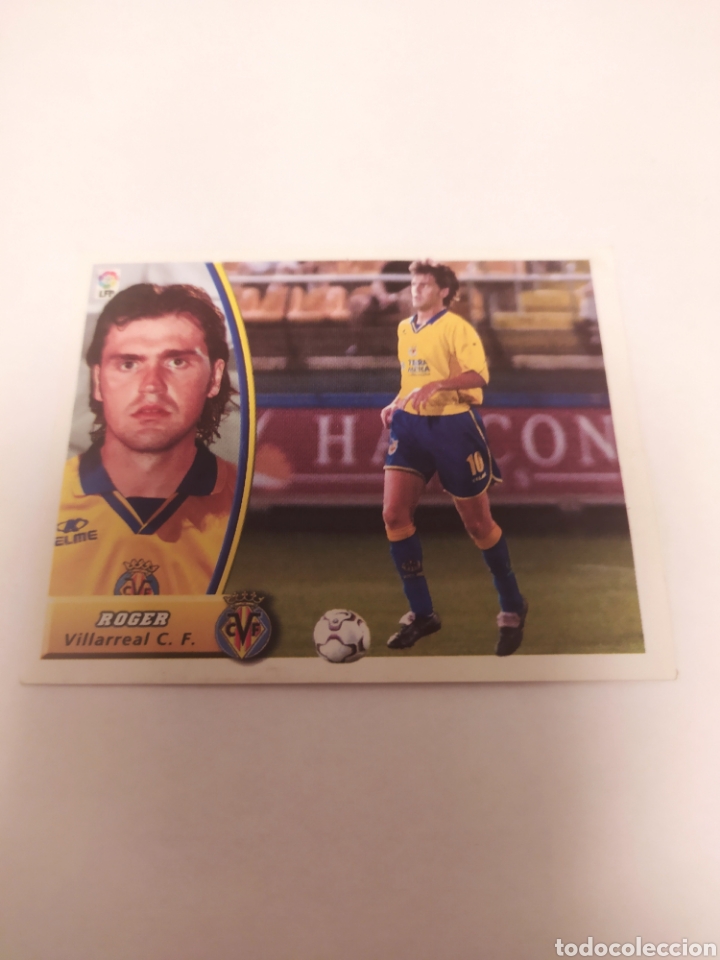 Coleccionismo Cromos antiguos: Coloca R&oacute;ger, Villarreal 03/04 ediciones este