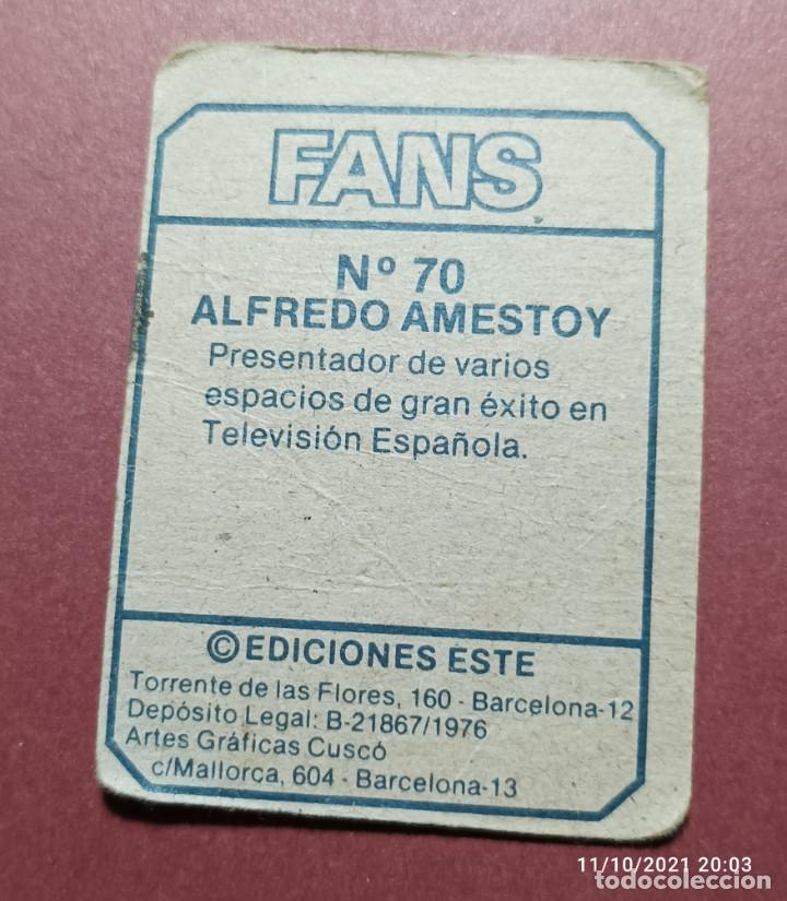 Coleccionismo cromos antiguos: Cromos Fans - Foto 2
