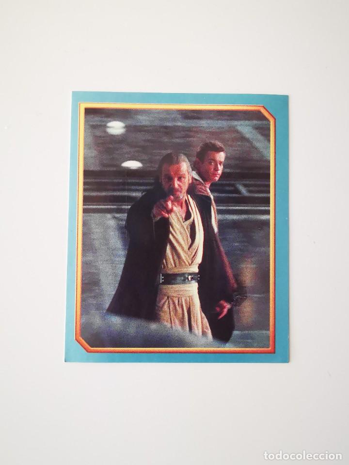 Collectable Antique Stickers: CROMO PEGATINA SIN PEGAR DEL ALBUM GUERRA GALAXIAS MERLIN STAR WARS EPISODE I METALLIC 198