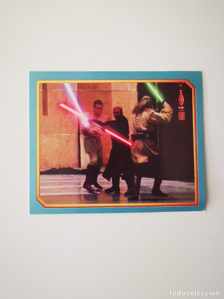 Collectable Antique Stickers: CROMO PEGATINA SIN PEGAR DEL ALBUM GUERRA GALAXIAS MERLIN STAR WARS EPISODE I METALLIC 218