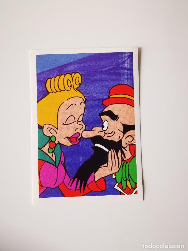 Coleccionismo cromos antiguos: CROMO PEGATINA SIN PEGAR DEL ALBUM UPPER DECK SABAN IZNOGUD GOSCINNY TABARY 98