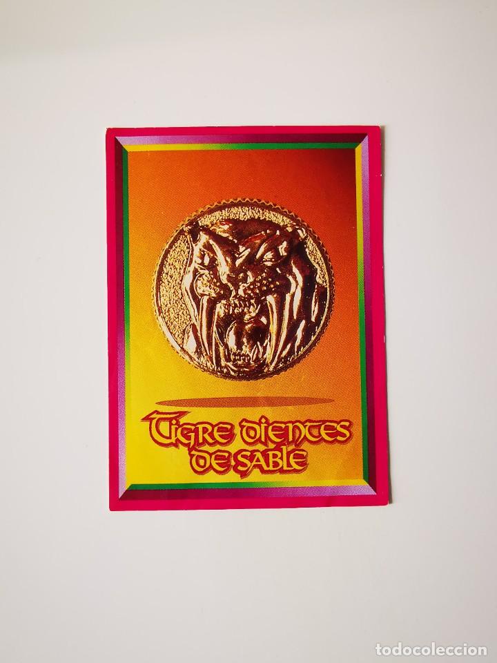 Colecionismo Cromos antigos: CROMO PEGATINA SIN PEGAR DEL ALBUM PANINI 1996 SABAN POWER RANGERS 14 MONEDA DEL PODER DE TRINI