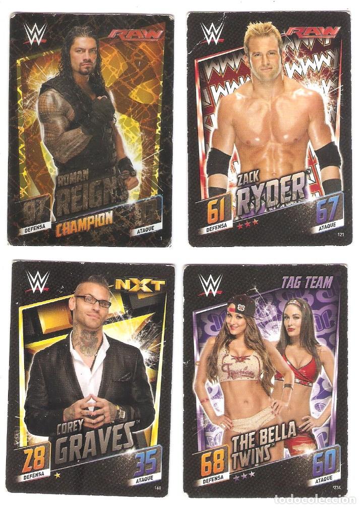 Sammeln alte Sammelbilder: 1 Lote 4 cartas. Topps Slam Attax. 2008