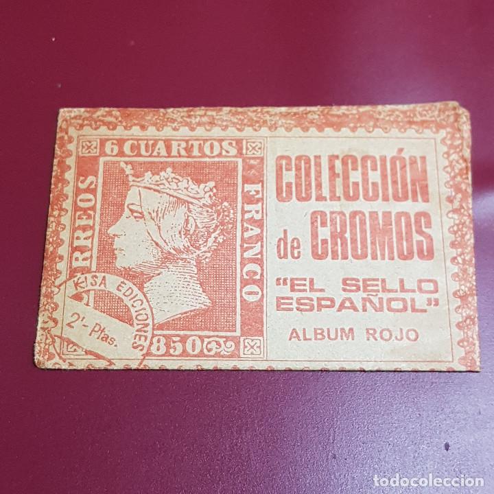 Coleccionismo cromos antiguos: KEISA - COLECCI&Oacute;N DE CROMOS EL SELLO ESPA&Ntilde;OL &Aacute;LBUM ROJO - UN SOBRE DE CROMOS SIN ABRIR