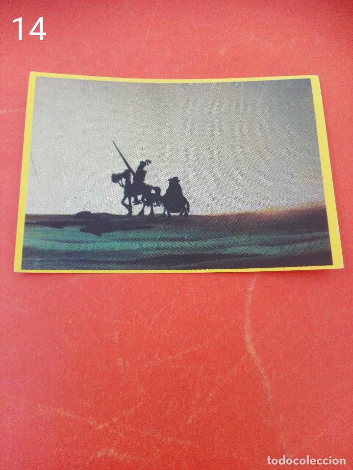 Coleccionismo cromos antiguos: Cromo n.14 don quijote de Danone sin pegar - Foto 1