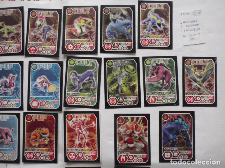 Coleccionismo cromos antiguos: Lote 46 cromos diferentes de INVIZIMALS EVOLUTION de Panini. A&ntilde;o 2012 - Foto 3