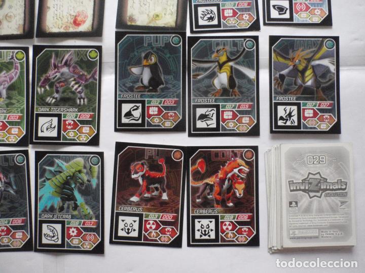 Coleccionismo cromos antiguos: Lote 55 cromos diferentes de INVIZIMALS EVOLUTION de Panini. A&ntilde;o 2012 - Foto 5
