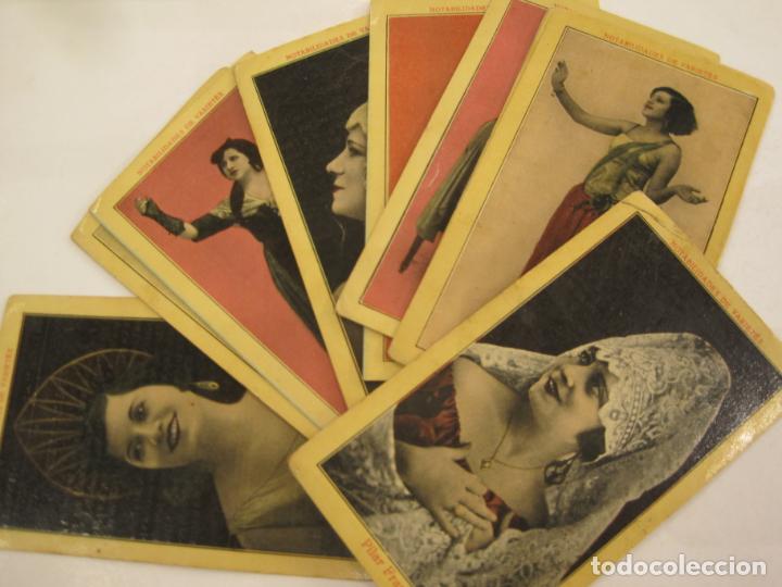Colecionismo Cromos antigos: NOTABILIDADES DE VARIETES-SERIE J COMPLETA 11 CROMOS-CHOCOLATE JUNCOSA-VER FOTOS-(84.964)