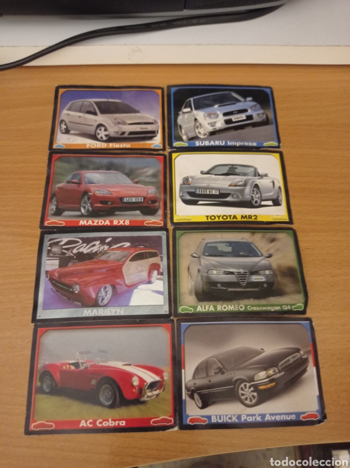 Coleccionismo cromos antiguos: Lote de cromos de autos panini - Foto 2