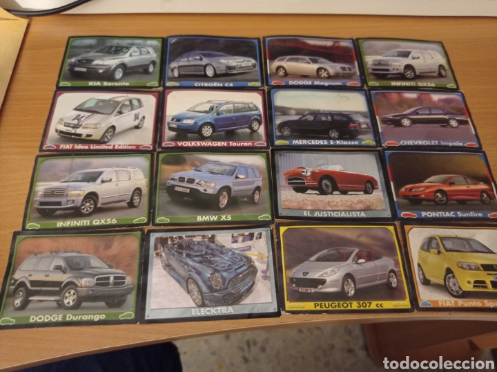 Coleccionismo cromos antiguos: Lote de cromos de autos panini - Foto 3