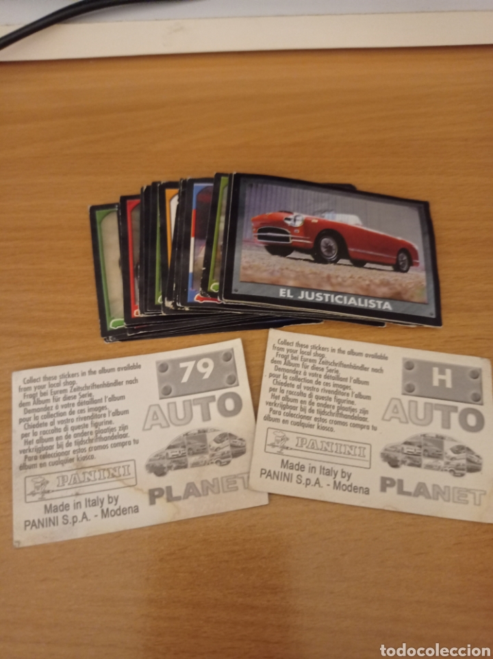 Coleccionismo cromos antiguos: Lote de cromos de autos panini - Foto 1