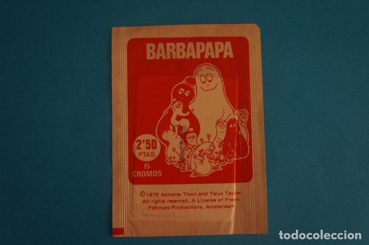 Coleccionismo cromos antiguos: SOBRE DE CROMOS SIN ABRIR DE BARBAPAPA DE QUELCOM - Foto 1