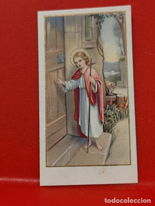 Coleccionismo cromos antiguos: JESUS NI&Ntilde;O PUERTA ESTAMPITA 6108 MUY ANTIGUA 6,5 X 3,5 CMS