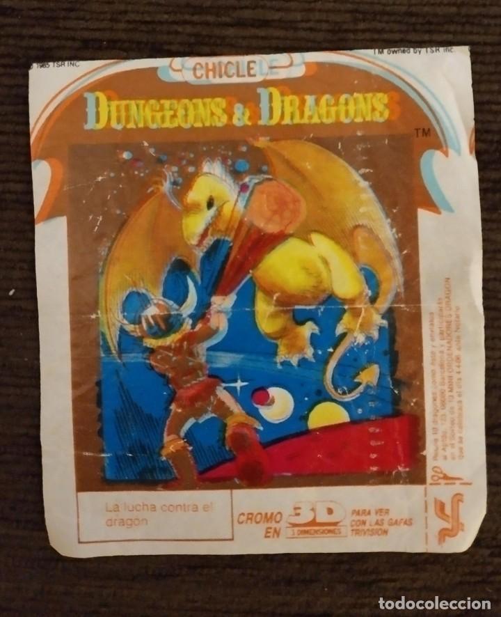 Coleccionismo cromos antiguos: CROMO CHICLE DRAGONES Y MAZMORRAS - Foto 1