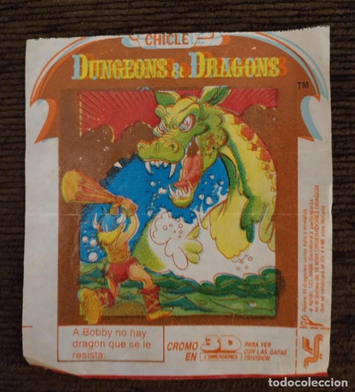 Coleccionismo cromos antiguos: CROMO CHICLE DRAGONES Y MAZMORRAS - Foto 1