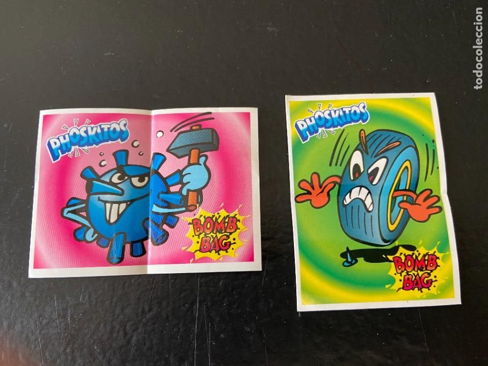 Coleccionismo cromos antiguos: phoskitos bomb bag 1 cromos nuevos se venden sueltos