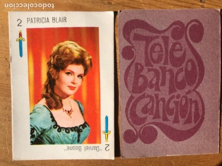 Collectable Antique Stickers: Cromo carta tele banco canci&oacute;n. Patricia Blair