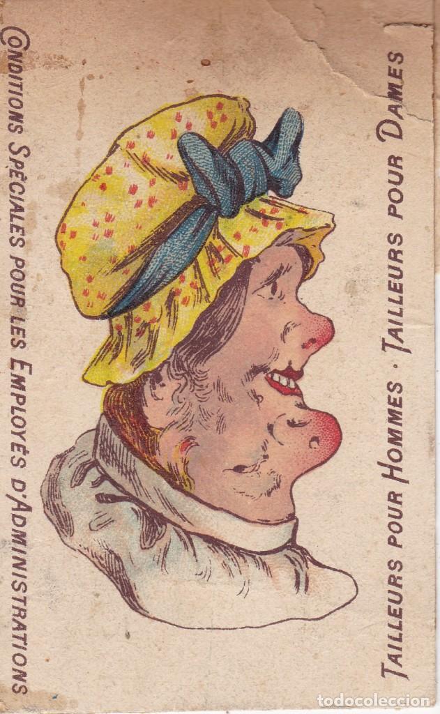 Coleccionismo Cromos antiguos: cromo finales siglo XIX employes d'Administrations Francia 5,5x9ctms