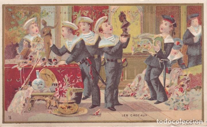 Collezionismo Figurine antiche: cromo finales siglo XIX chocolate Francia 7x11ctms