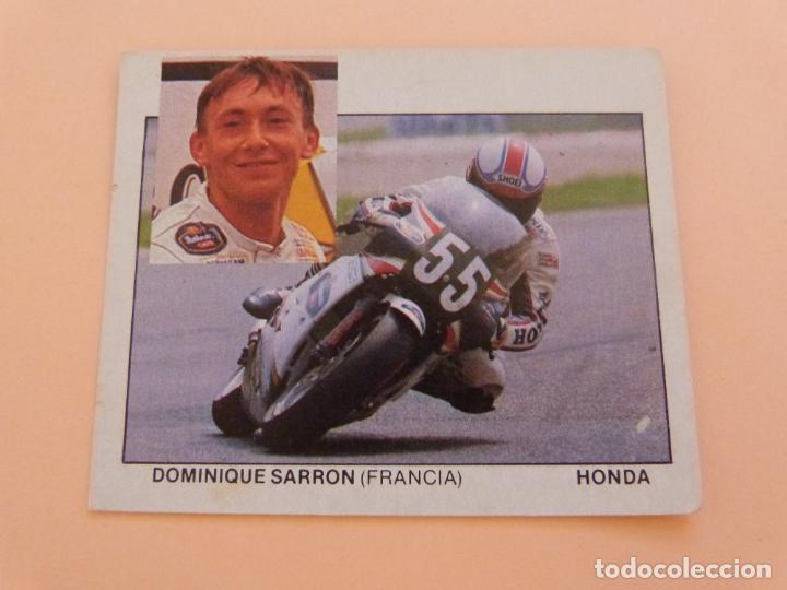 Coleccionismo cromos antiguos: CROMO DE MOTOS DOMINIQUE SARRON HONDA DESPEGADO N&ordm; 170 A&Ntilde;O 1987 DEL ALBUM MOTOS EDICIONES UNIDAS