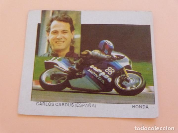 Coleccionismo cromos antiguos: CROMO DE MOTOS CARLOS CARDUS HONDA DESPEGADO N&ordm; 177 A&Ntilde;O 1987 DEL ALBUM MOTOS EDICIONES UNIDAS