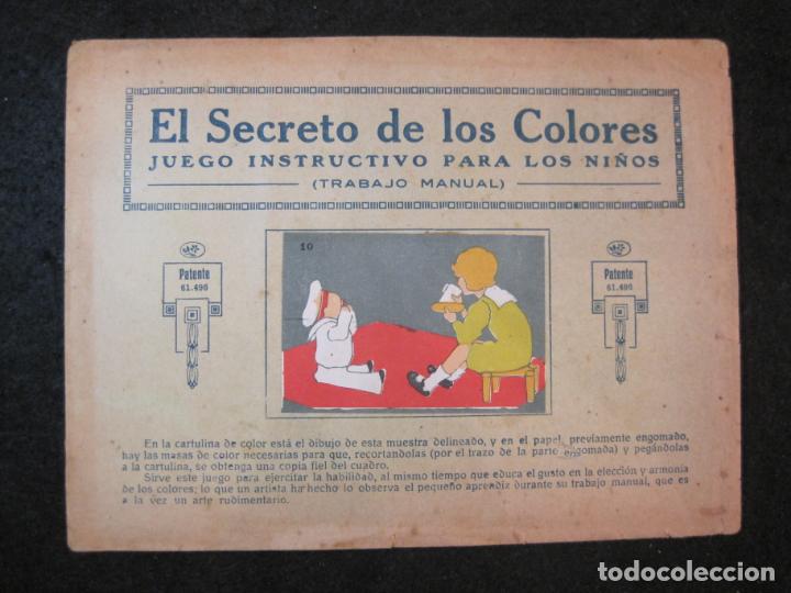 Coleccionismo Cromos antiguos: EL SECRETO DE LOS COLORES-JUEGO INSTRUCTIVO-NUMERO 10-SEIX & BARRAL-VER FOTOS-(K-4637)