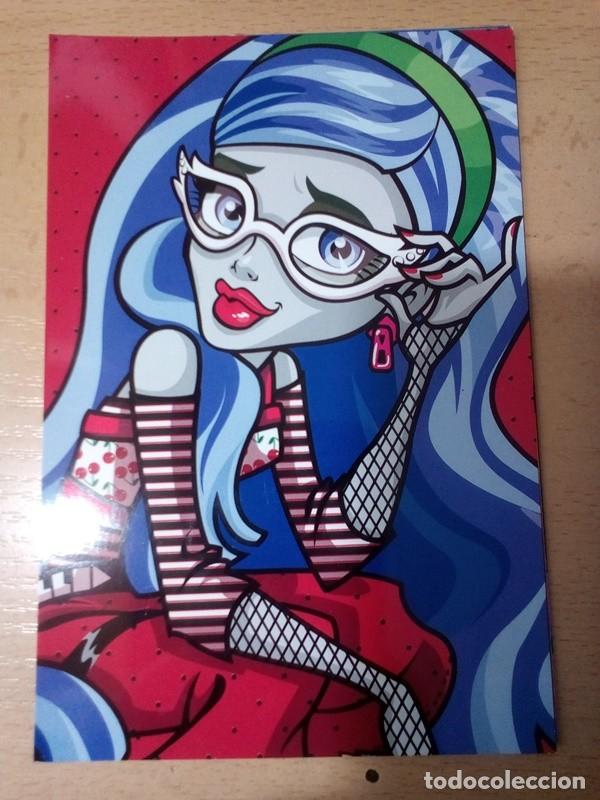 Coleccionismo cromos antiguos: MONSTER HIGH N&ordm; 13 POSTAL PANINI 2013 - Foto 1