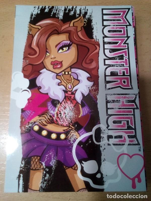 Coleccionismo cromos antiguos: MONSTER HIGH N&ordm; 9 POSTAL PANINI 2011 - Foto 1