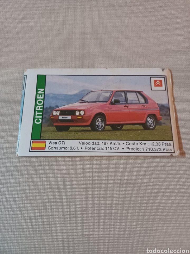 Coleccionismo Cromos antiguos: Cromo CITRO&Euml;N VISA GTI COCHES 89 N&deg;35