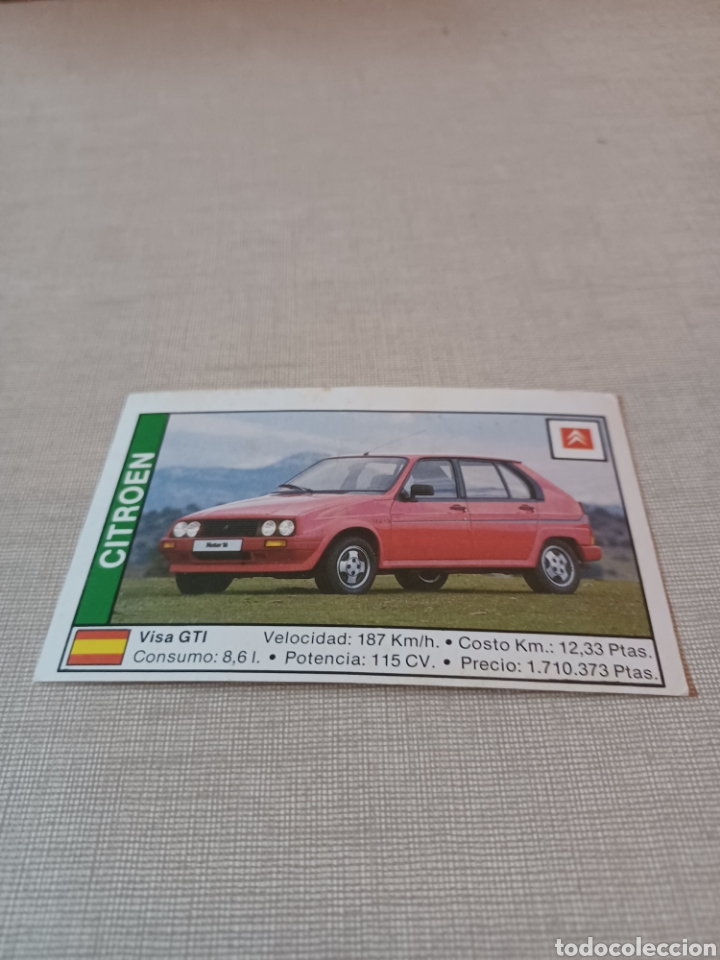 Coleccionismo Cromos antiguos: Cromo CITRO&Euml;N VISA GTI COCHES 89 N&deg;35