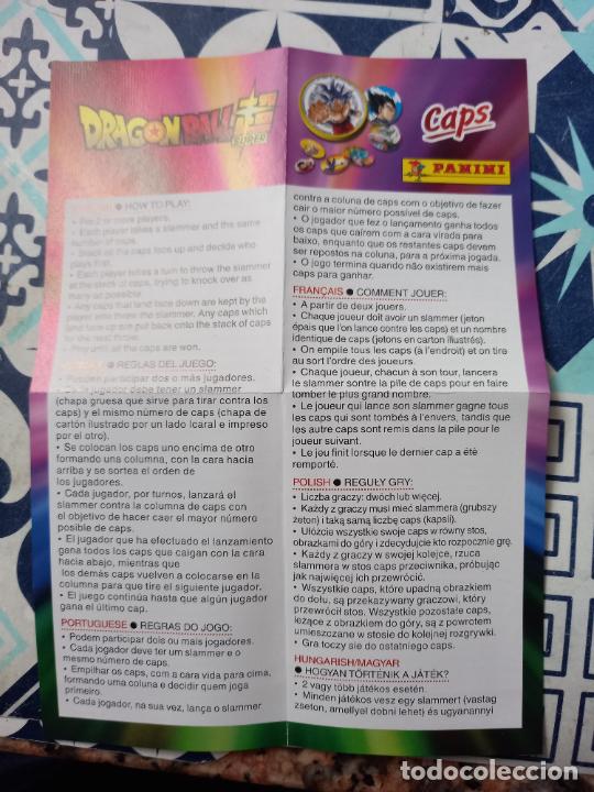 Coleccionismo cromos antiguos: Cap Tazo ( rules ) - Panini Dragon Ball Super Caps - Foto 1