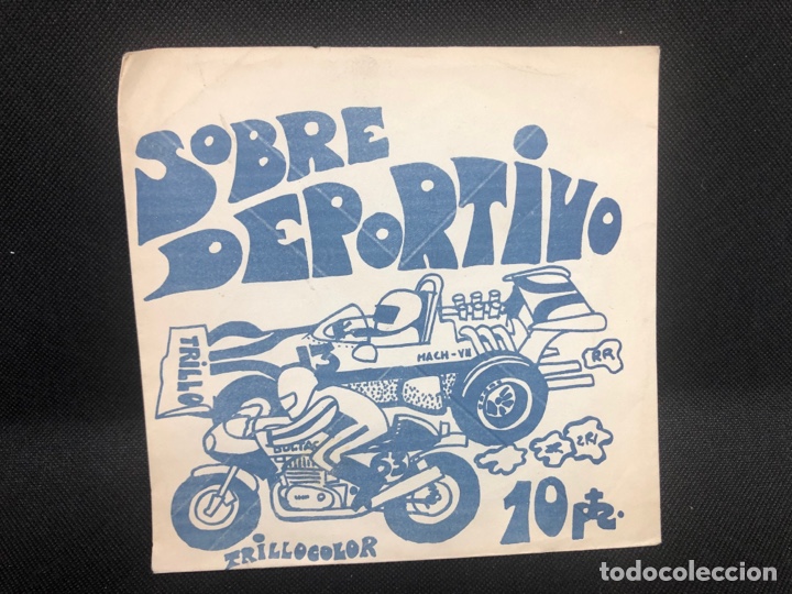 Sammeln alte Sammelbilder: SOBRE VACIO SOBRE DEPORTIVO TRILLOCOLOR EDITORIAL TRILLO