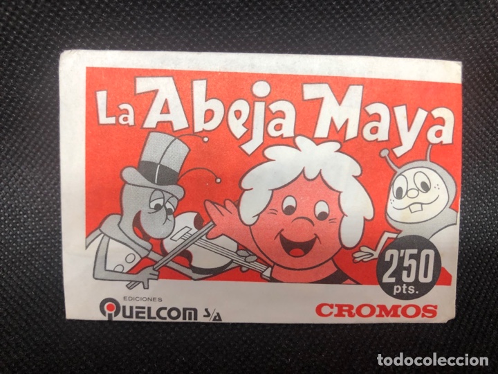 Coleccionismo cromos antiguos: SOBRE CON CROMOS LA ABEJA MAYA EDITORIAL QUELCOM - Foto 1