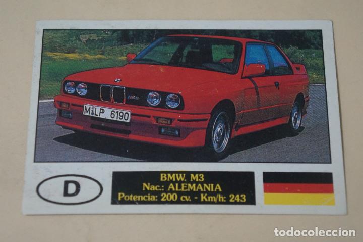 Coleccionismo Cromos antiguos: CROMO DE COCHES BMW DESPEGADO N&ordm; 22 A&Ntilde;O 1990 DEL ALBUM AUTOCOLOR DE COMICROMO COMIC-ROMO