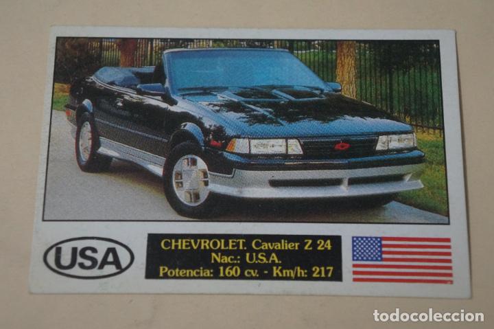 Coleccionismo Cromos antiguos: CROMO DE COCHES CHEVROLET DESPEGADO N&ordm; 40 A&Ntilde;O 1990 DEL ALBUM AUTOCOLOR DE COMICROMO COMIC-ROMO
