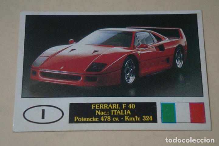 Coleccionismo cromos antiguos: CROMO DE COCHES FERRARI DESPEGADO N&ordm; 47 A&Ntilde;O 1990 DEL ALBUM AUTOCOLOR DE COMICROMO COMIC-ROMO