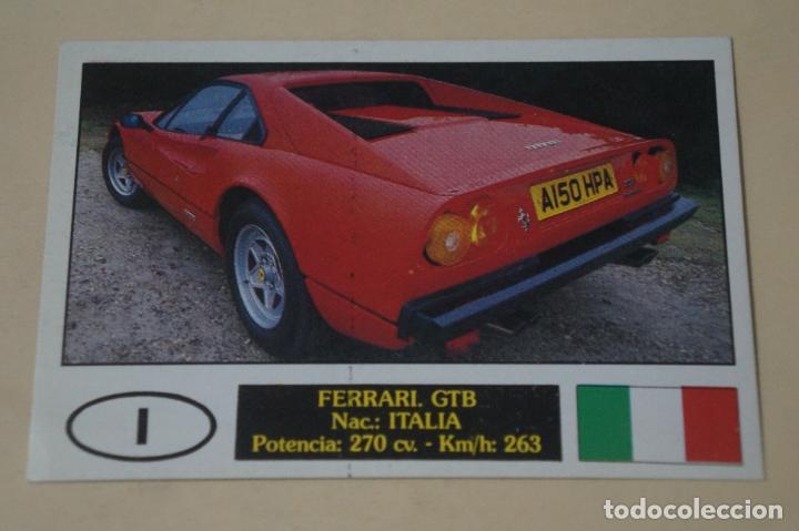 Coleccionismo cromos antiguos: CROMO DE COCHES FERRARI DESPEGADO N&ordm; 49 A&Ntilde;O 1990 DEL ALBUM AUTOCOLOR DE COMICROMO COMIC-ROMO
