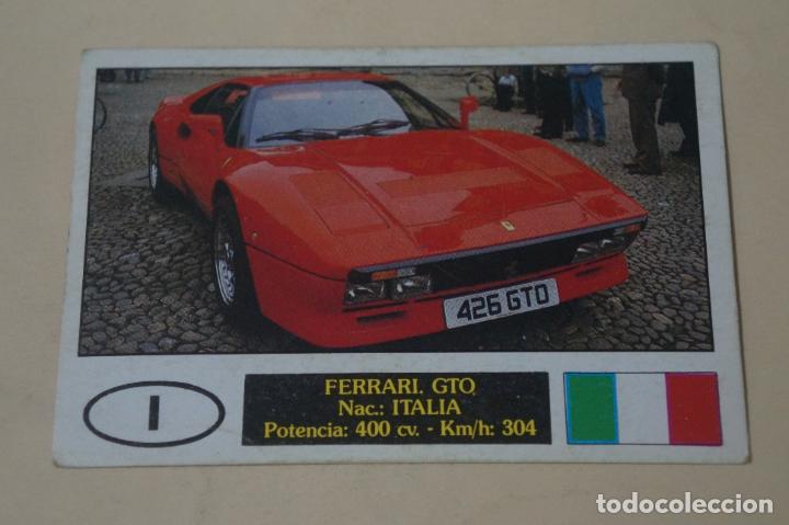 Coleccionismo cromos antiguos: CROMO DE COCHES FERRARI DESPEGADO N&ordm; 50 A&Ntilde;O 1990 DEL ALBUM AUTOCOLOR DE COMICROMO COMIC-ROMO