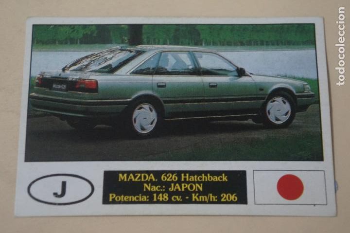 Coleccionismo cromos antiguos: CROMO DE COCHES MAZDA DESPEGADO N&ordm; 89 A&Ntilde;O 1990 DEL ALBUM AUTOCOLOR DE COMICROMO COMIC-ROMO