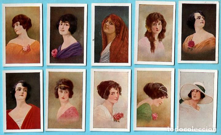 Coleccionismo Cromos antiguos: LOTE DE CROMOS. MUJERES GALANTES, REGALO DE JARABE ROCHE, S/F.