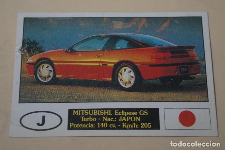 Coleccionismo Cromos antiguos: CROMO DE COCHES MITSUBISHI DESPEGADO N&ordm; 102 A&Ntilde;O 1990 DEL ALBUM AUTOCOLOR DE COMICROMO COMIC-ROMO